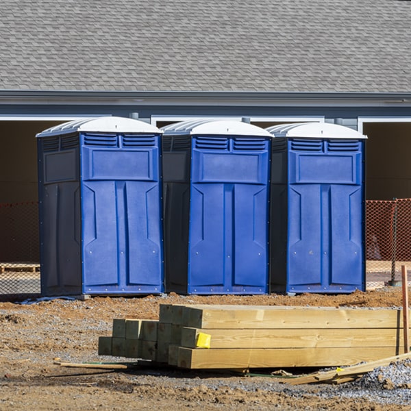 are there different sizes of portable toilets available for rent in Cleveland Utah